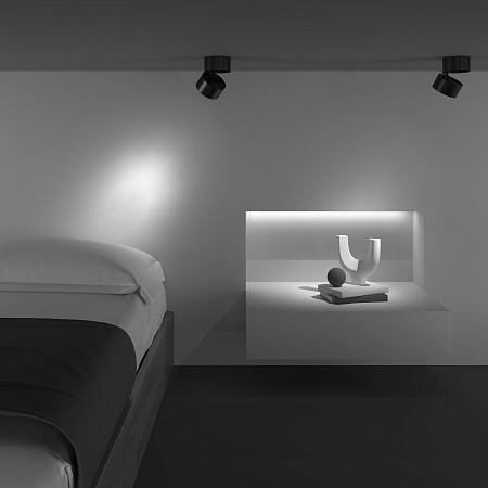 Спот светодиодный диммируемый Maytoni Yin C084CL-15W4K-D-B