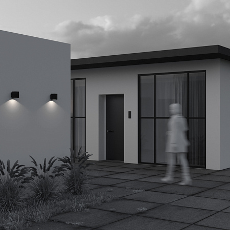 Уличный настенный светодиодный светильник Maytoni Block O507WL-L5B3K