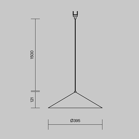 Светильник подвесной светодиодный Maytoni Campana O-TR01-1-P-12WW3K