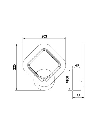 Светильник настенный светодиодный Freya Radane Market FR10020WL-L7W