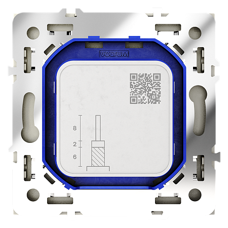 Розетка телевизионнная встраиваемая VOLTUM S70 оконечная TV+SAT, (шелк) VLS060404 Розетка телевизионнная встраиваемая VOLTUM S70 оконечная TV+SAT, (шелк) VLS060404