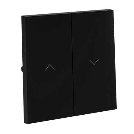 Клавиши для выключателя жалюзи Voltum S70 (черный матовый) VLS002508