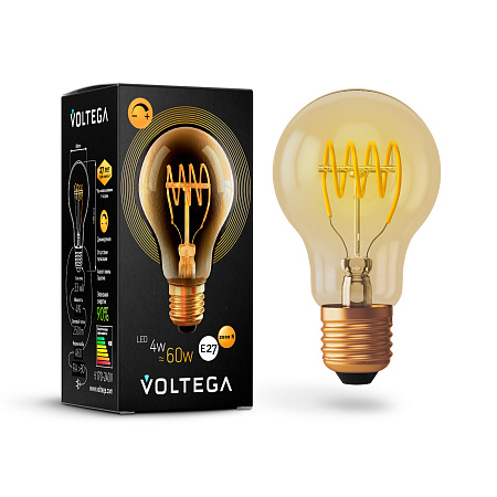 Ретро лампа Voltega E27 4W 2000K 7078
