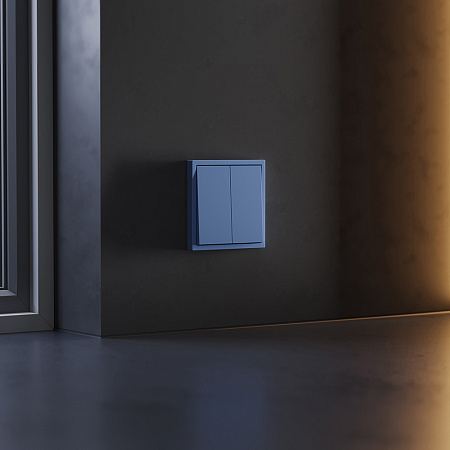 Клавиши для выключателя/переключателя двухклавишного Voltum S70 (деним) VLS000315