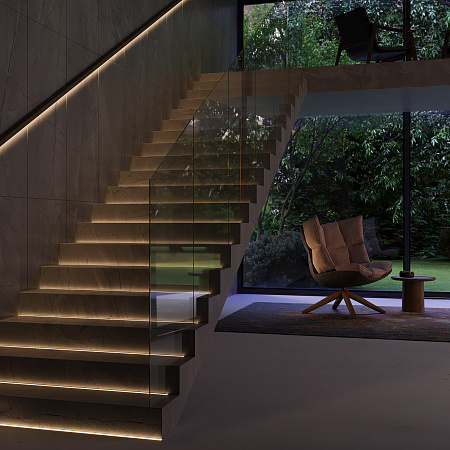 Алюминиевый профиль встраиваемый в пол Maytoni ALM-2626-S-2M 636016