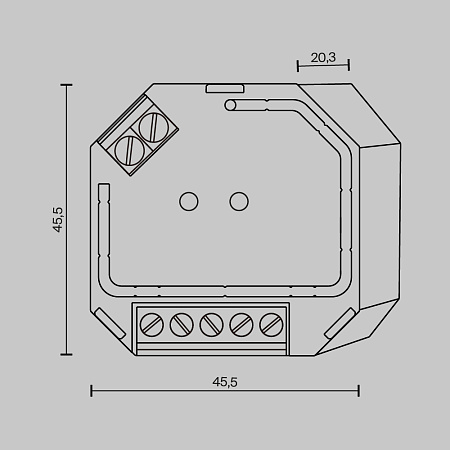 Диммер 400Вт DALI-TRIAC Maytoni Dali 721019