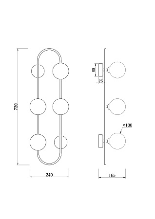 Бра Freya Inversion FR5233WL-04BS1