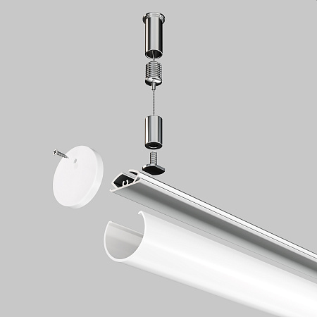 Профиль Maytoni Алюминиевый профиль  ALM-D30-S-2M
