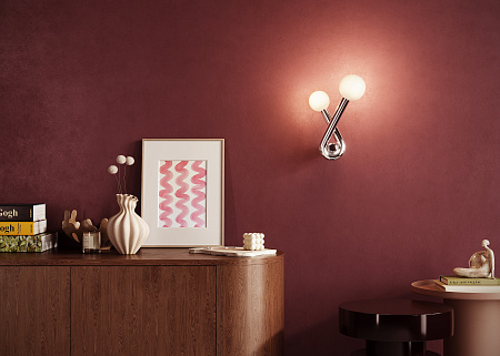 Светильник настенный Maytoni Vortex MOD476WL-02PT