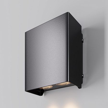 Уличный настенный светодиодный светильник Maytoni Shell O505WL-L6B3K