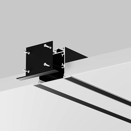 Алюминиевый профиль встраиваемый с накладным фланцем Maytoni ALM-5035T-B-2M 632012