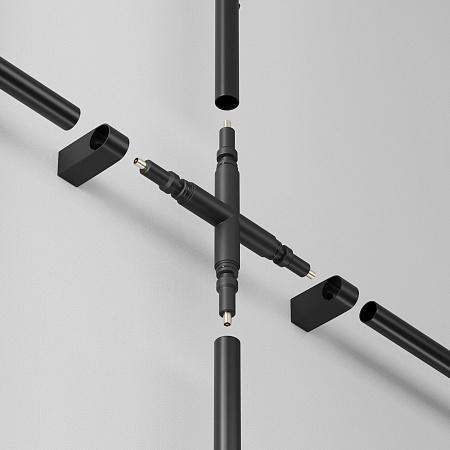 Коннектор X образный для штанговой системы Maytoni Axity CA008TX-B Коннектор X образный для штанговой системы Maytoni Axity CA008TX-B