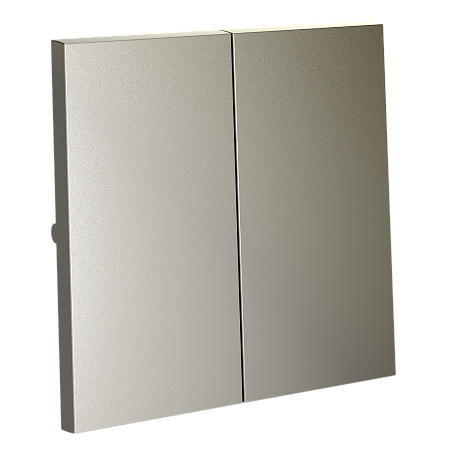 Клавиши для выключателя/переключателя двухклавишного Voltum S70 (шелк) VLS000304