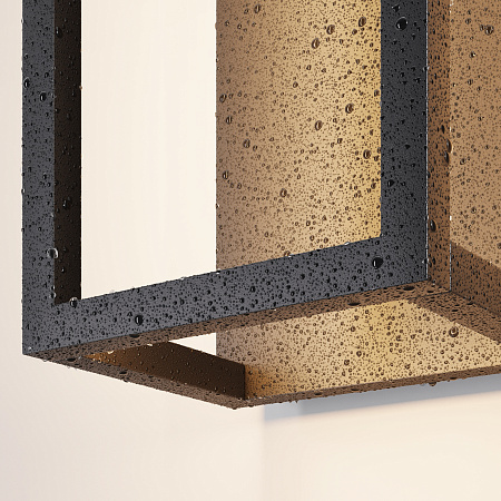 Уличный настенный светодиодный светильник Maytoni Frame O527WL-L12B3K