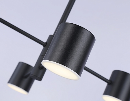 Люстра светодиодная на штанге LineTech FL51707 Люстра светодиодная на штанге LineTech FL51707