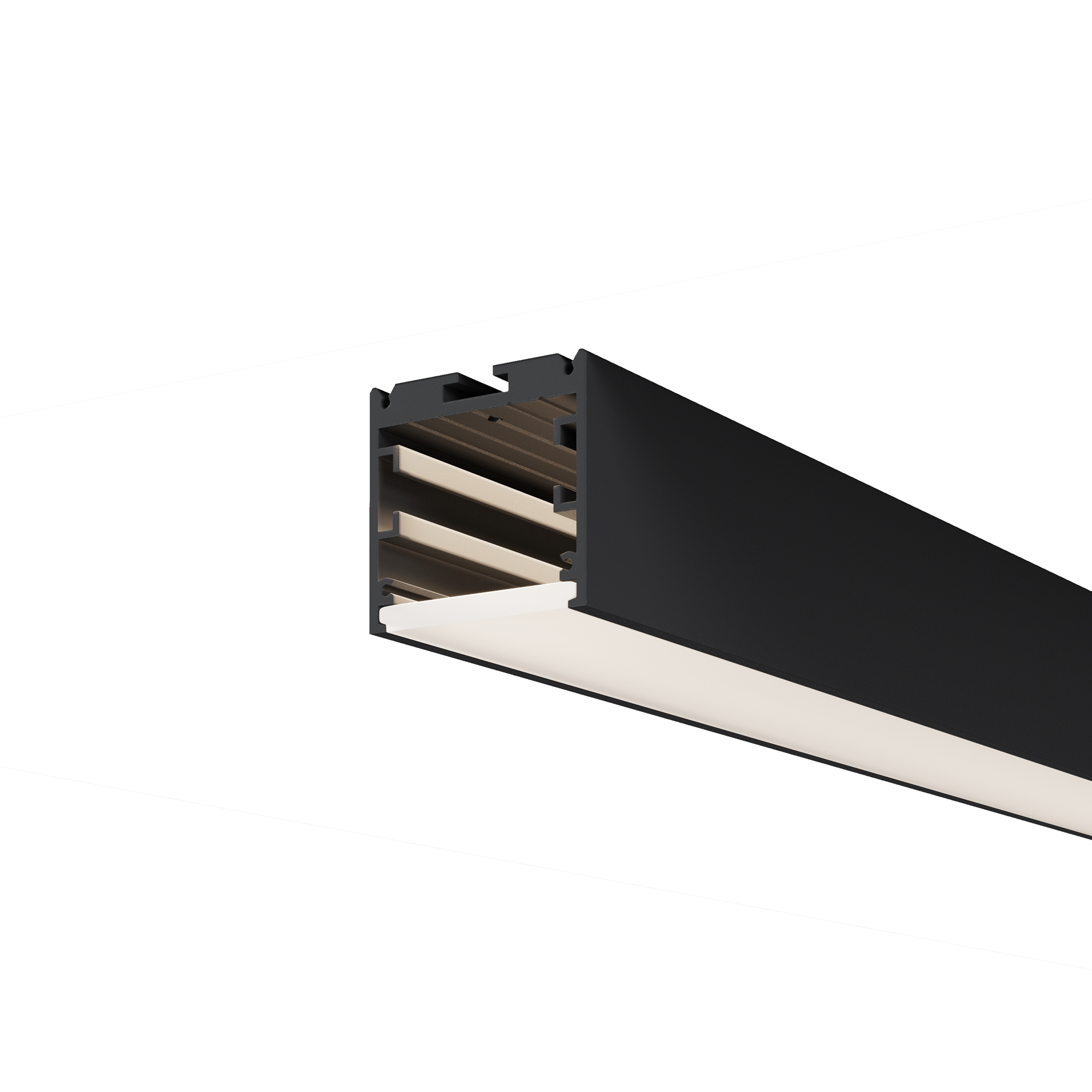 Радиусный профиль 35x35 линейный 2.5м Maytoni ALM-3535R-B-D-2.5M