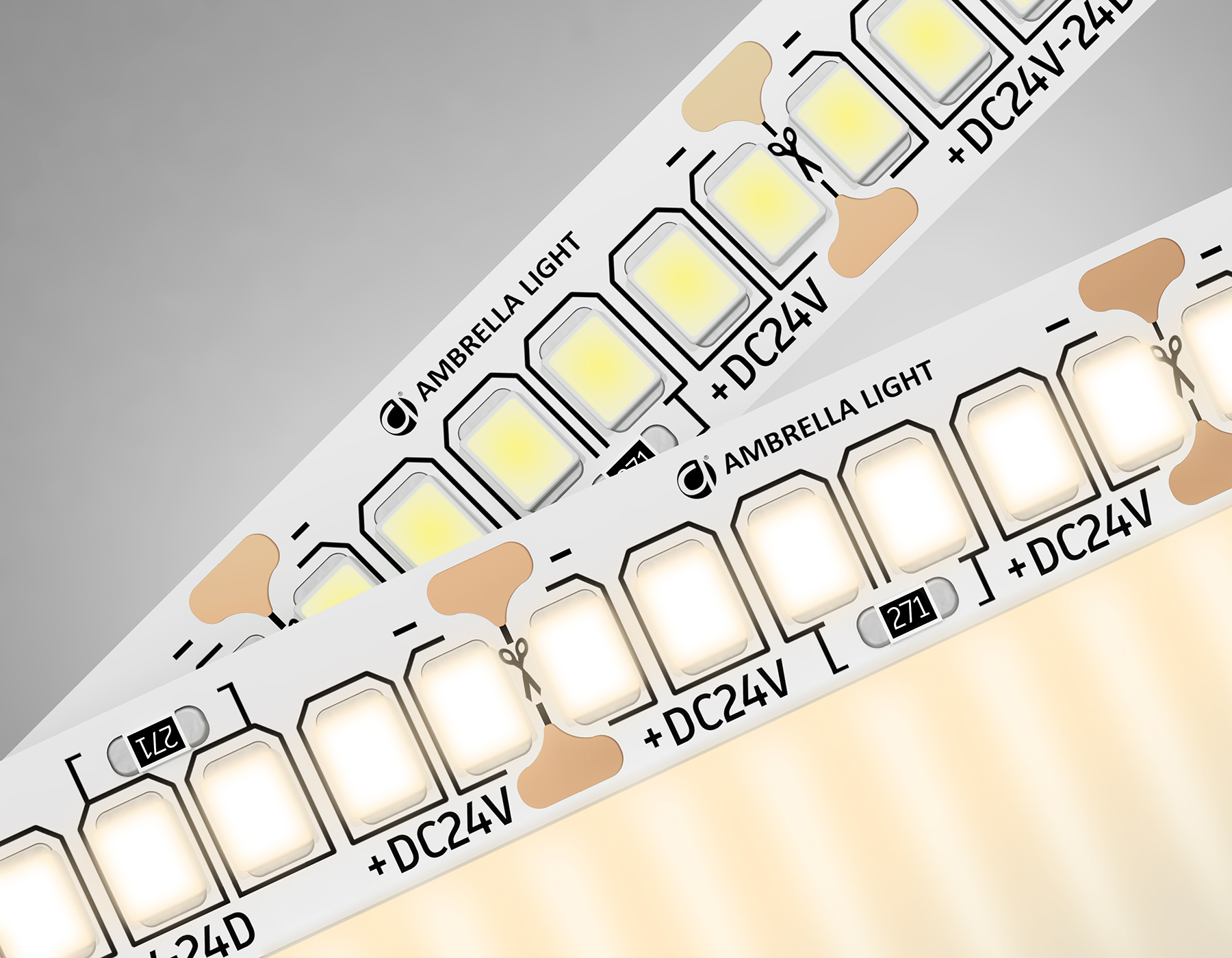 Светодиодная лента GS3501 2835 240Led 22W 24V IP20 3000K GS GS3501
