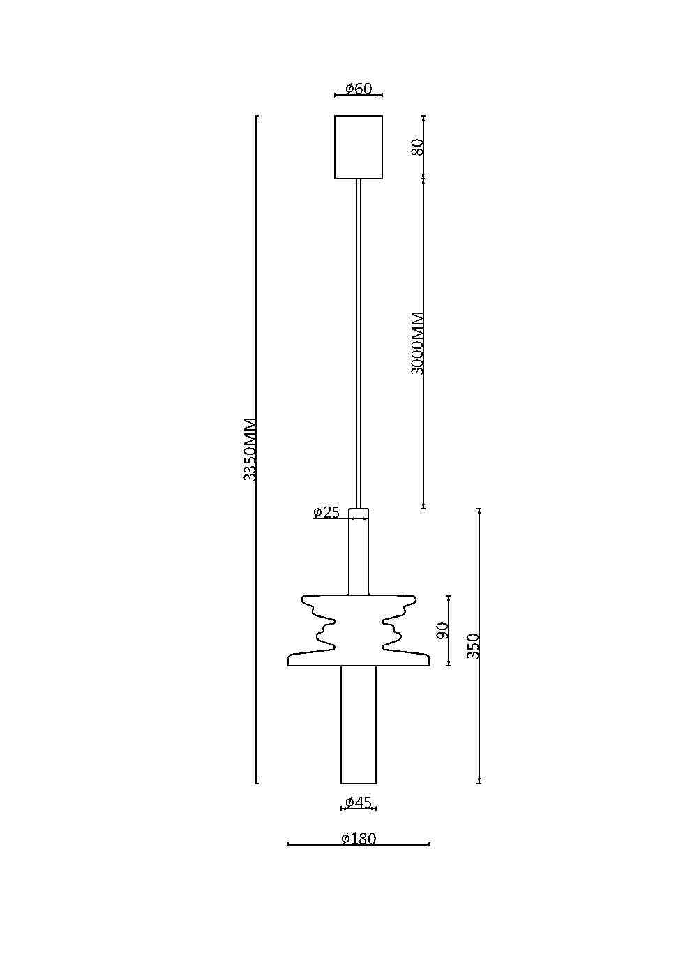 Светильник подвесной Maytoni Sound Wave MOD255PL-01B1