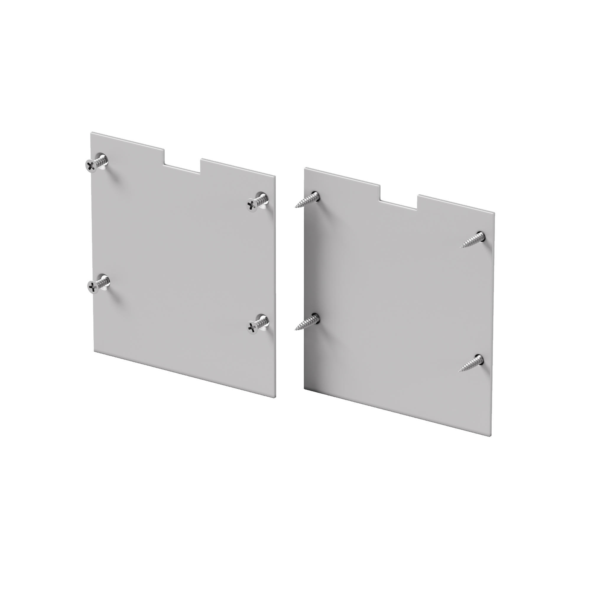 Комплект заглушек (для профиля 50×50) 2 шт., Maytoni ALM-5050-S-EC 642046