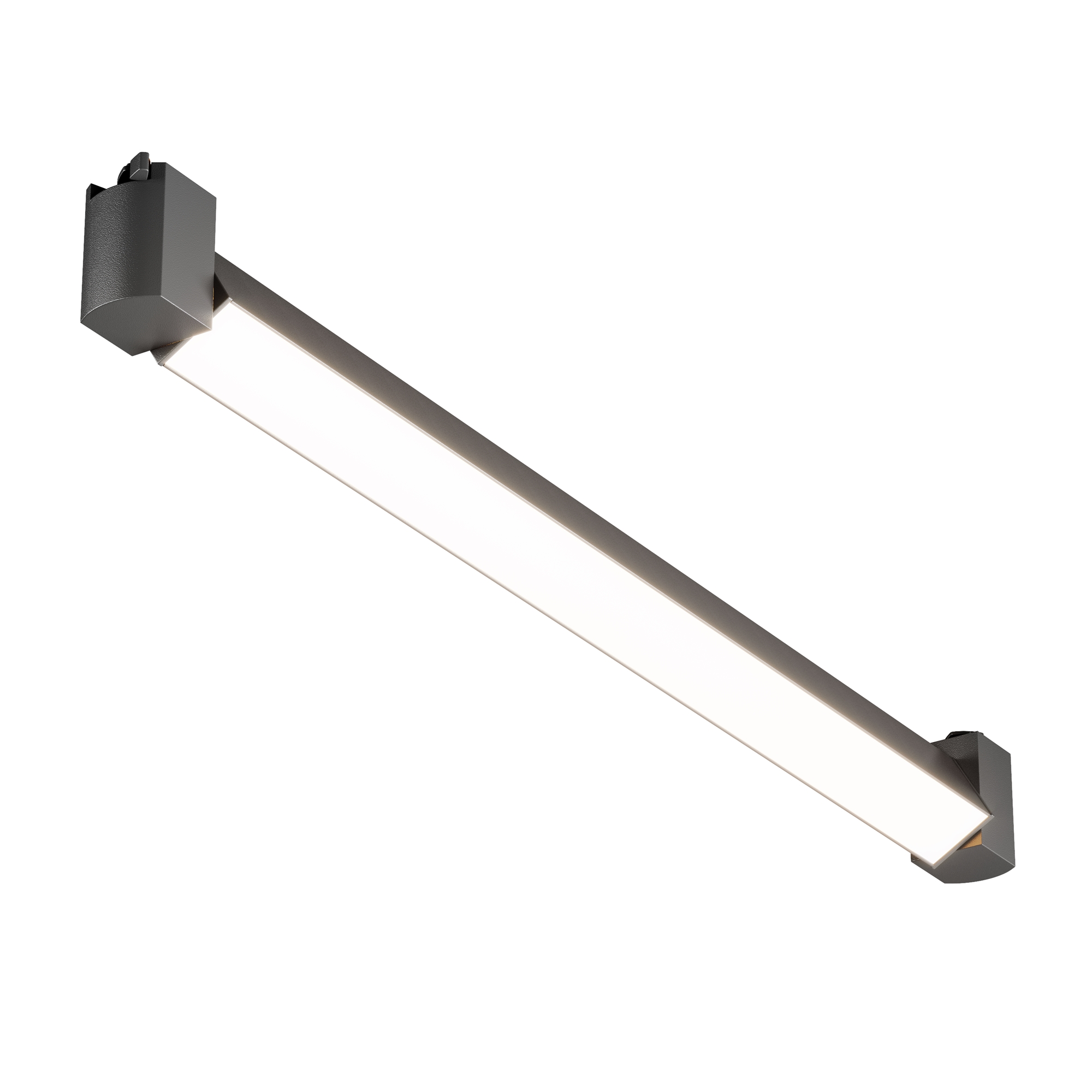 Трековый однофазный светодиодный светильник Maytoni Unity Basis Rot TR104-1-20W3K-B