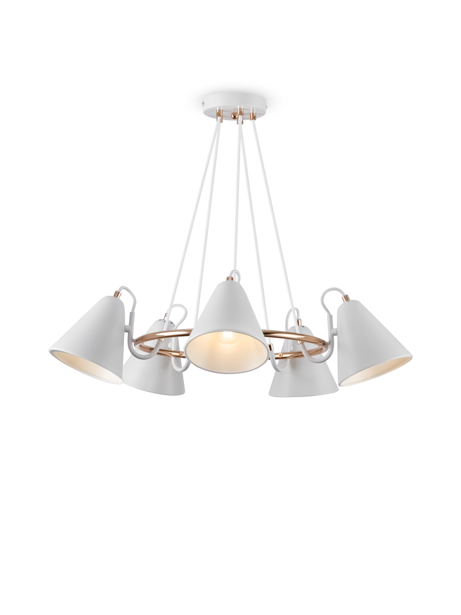 Люстра подвесная Freya Falke Market FR8001PL-05WG