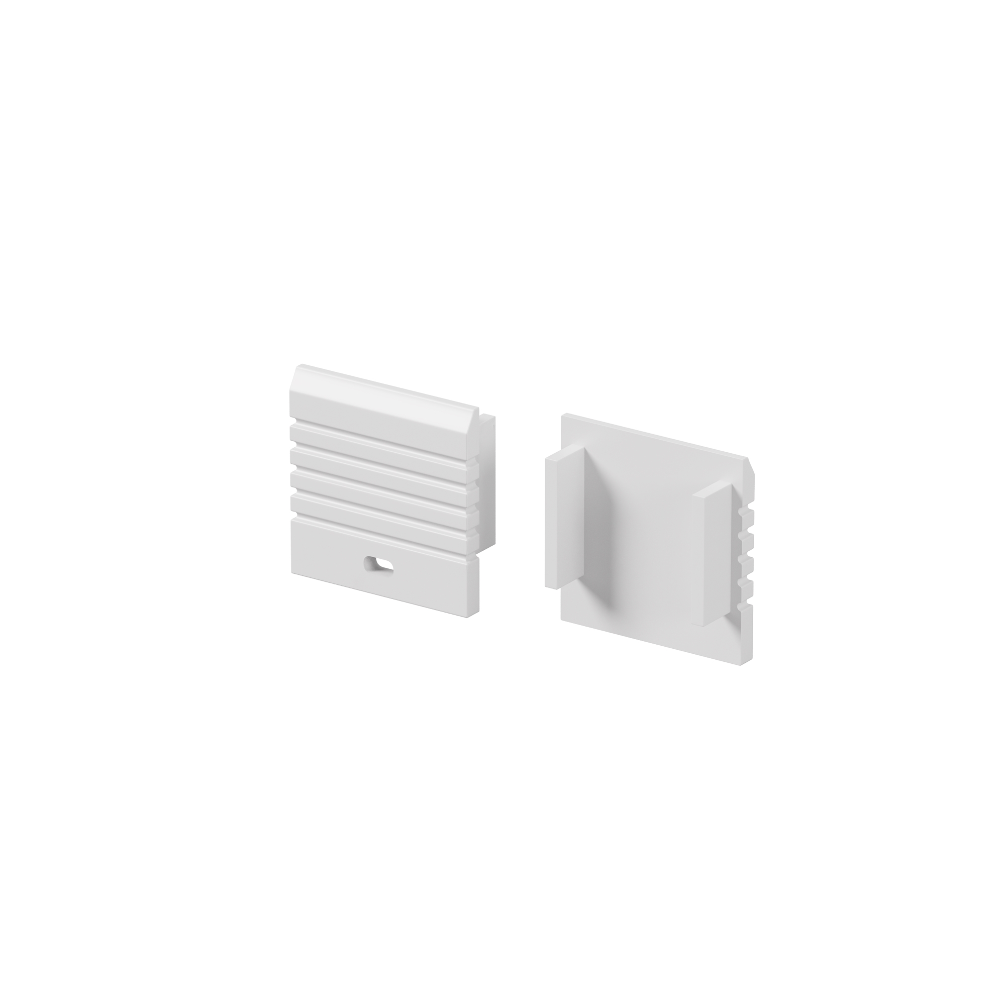Комплект заглушек (для профиля 35×35) 2 шт., Maytoni ALM-3535A-S-EC 642033