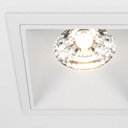Модульный встраиваемый светодиодный светильник диммируемый Maytoni Alfa LED DL043-01-15W3K-D-SQ-W Модульный встраиваемый светодиодный светильник диммируемый Maytoni Alfa LED DL043-01-15W3K-D-SQ-W