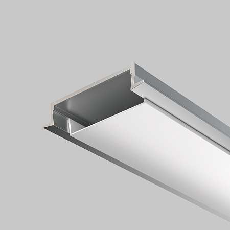 Алюминиевый профиль встраиваемый с накладным фланцем 30x6 (2м.) Maytoni ALM-3006-S-2M 632018