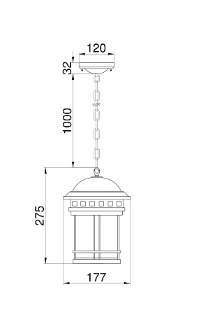 Уличный светильник Maytoni Salamanca O031PL-01BR