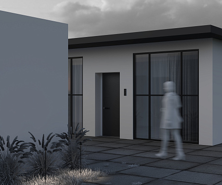 Уличный грунтовый светодиодный светильник Maytoni Cane O504FL-L1B3K1