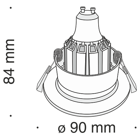 Светильник встраиваемый Maytoni Barret DL041-01RG Светильник встраиваемый Maytoni Barret DL041-01RG