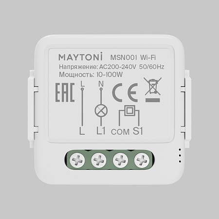 WIFI модуль 100W 220V Maytoni Wi-Fi MSN001 WIFI модуль 100W 220V Maytoni Wi-Fi MSN001