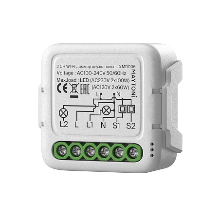 WIFI диммер двухканальный Maytoni MD006 WIFI диммер двухканальный Maytoni MD006