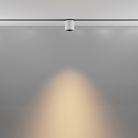 Трековый магнитный светодиодный светильник Maytoni Exility Alfa S TR132-2-7W3K-W