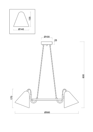 Люстра подвесная Freya Falke Market FR8001PL-03WG