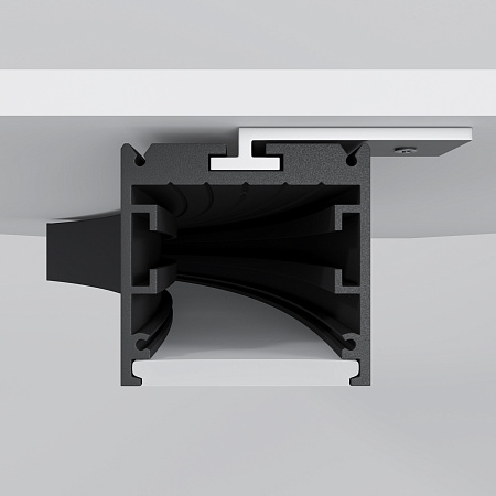 Радиусный профиль 35x35 Ø1500мм 1/4 круга Maytoni ALM-3535R-B-D-90°-1.5M
