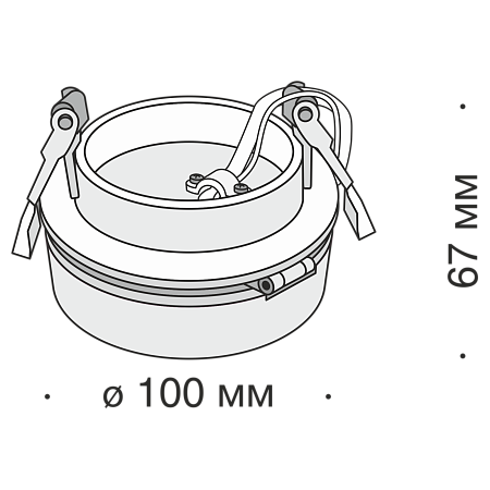 Встраиваемый светильник Maytoni Metal Magic DL2003-L12B4K