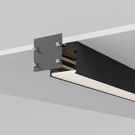 Радиусный профиль 35x35 линейный 2.5м Maytoni ALM-3535R-B-D-2.5M