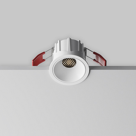 Светильник встраиваемый светодиодный Maytoni Alfa LED DL043-01-10W4K-RD-W-1 Светильник встраиваемый светодиодный Maytoni Alfa LED DL043-01-10W4K-RD-W-1