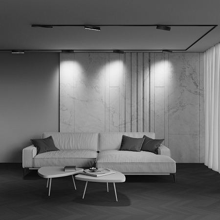 Трековый магнитный светодиодный светильник Maytoni Exility X Points Rot TR242-4-12WTW-DSZ-B