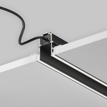 Шинопровод магнитный встраиваемый под 12,5 мм с каналом под светодиодную ленту Maytoni Exility TRX034LS-222B