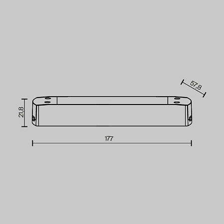 Блок питания TRAIC 50Вт 24В IP20 Maytoni Lighting control 734006