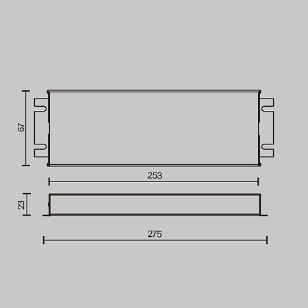 Блок питания TRIAC 200Вт 24В IP67 Maytoni Lighting control 734004