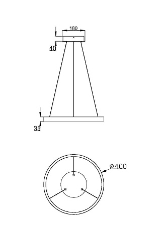 Люстра подвесная светодиодная Maytoni Rim MOD058PL-L22BK Люстра подвесная светодиодная Maytoni Rim MOD058PL-L22BK