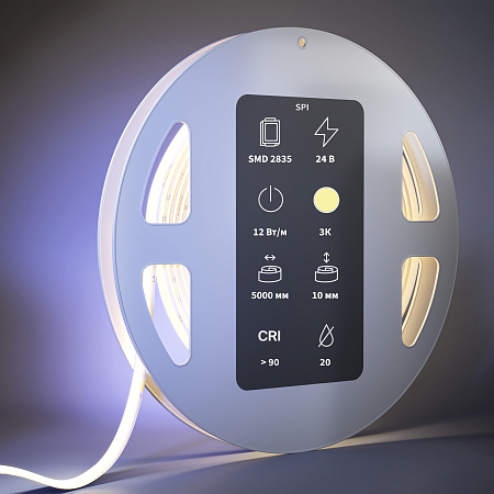 Светодиодная лента Ultra 12 Вт/м 3000K 24V IP20 Maytoni SPI 201254