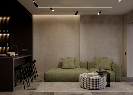 Шинопровод магнитный встраиваемый под 12,5 мм с каналом под светодиодную ленту Maytoni Exility TRX034LS-222B