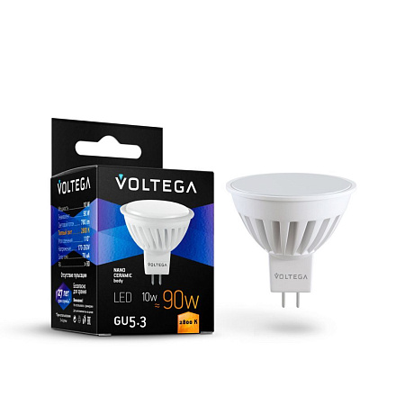 Светодиодная лампа Voltega Sofit GU5.3 10W 2800K 7074