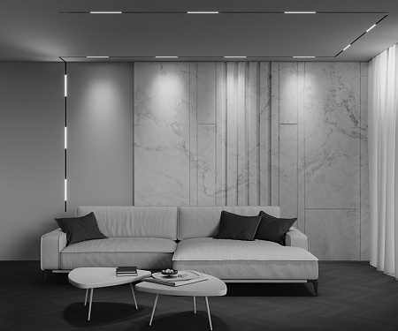 Трековый магнитный светодиодный светильник Maytoni Exility X Basis TR240-2-6W4K-B