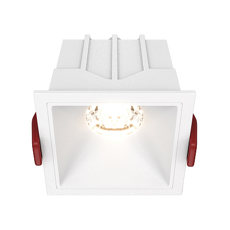 Модульный встраиваемый светодиодный светильник диммируемый Maytoni Alfa LED DL043-01-10W3K-D-SQ-W Модульный встраиваемый светодиодный светильник диммируемый Maytoni Alfa LED DL043-01-10W3K-D-SQ-W