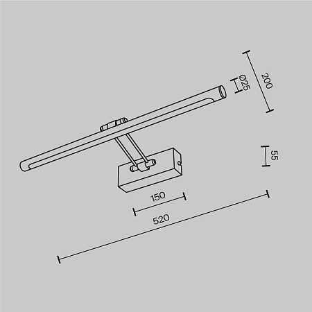 Бра Maytoni Dazzle MIR267WL-L12CH3K